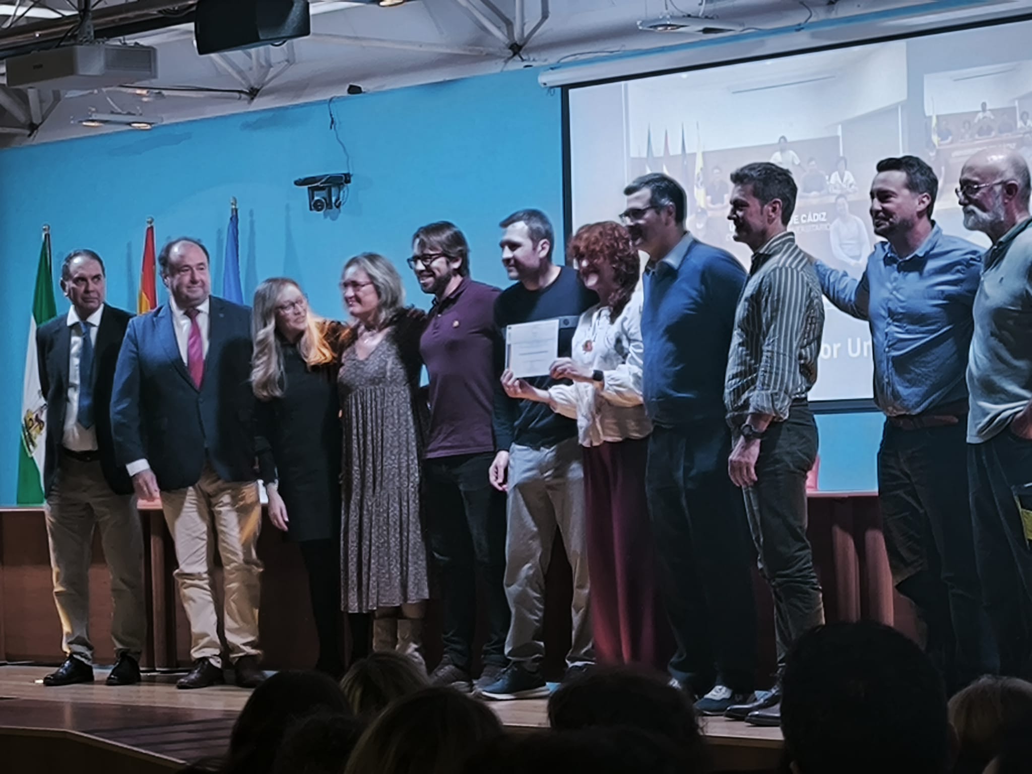 El Colegio Mayor obtiene dos reconocimientos en la XVII Jornada de Difusión de la Mejora de la Calidad del PTGAS de la Universidad de Cádiz